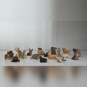 Wade Red Rose Tea Figures - lot of 17 - slight chips on each one